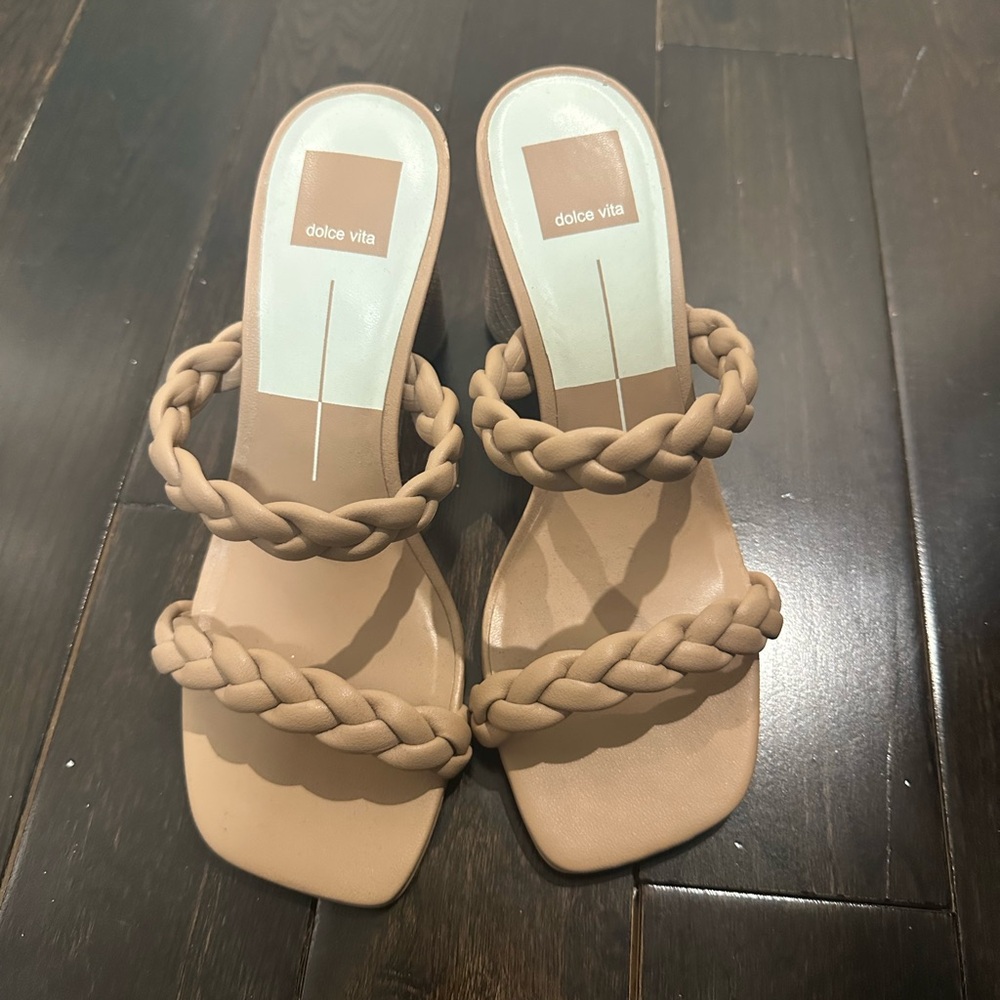 Dolce Vita Tan Braided Women's Sandals